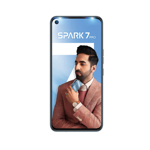 Tecno Spark 7 Pro (Alpes Bleu, 4 Go de RAM 64 Go de stockage)