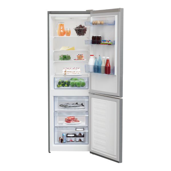 Réfrigérateur Beko RCSA420SX Combiné 3 Tiroirs 366 Litres – Argent