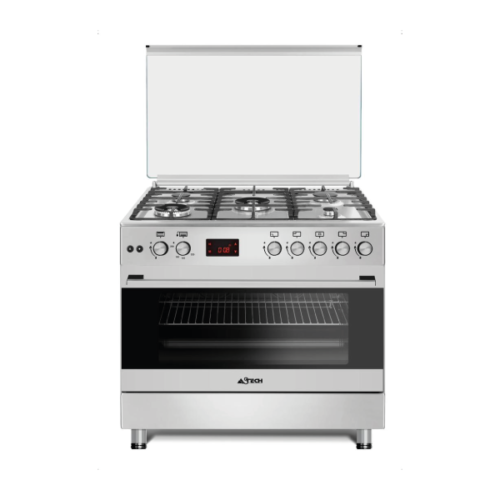 Cuisinière ASTECH CK96MS 90/60 5 feux full option ventilo Ecran