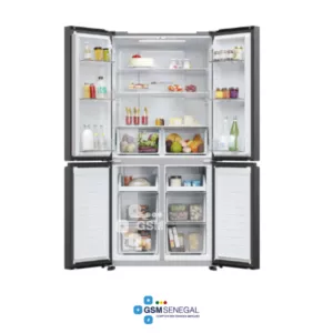 Réfrigérateur combiné Haier HRF525BM Nofrost 4 portes 433 Litres