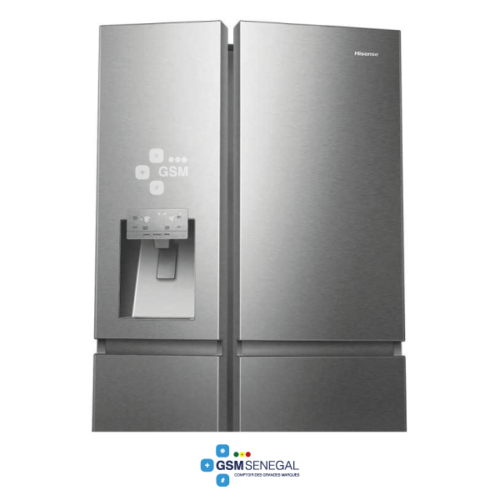 Réfrigérateur side by side  HISENSE RS-82WS4SB S/S 628L FT+ICE MAKER INOX INVER – Image 3