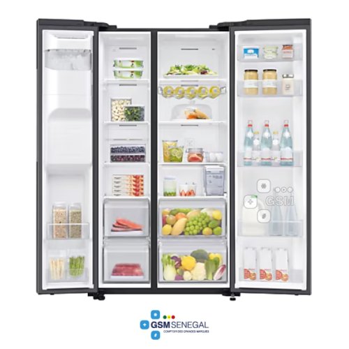 Réfrigérateur SIDE BY SIDE SAMSUNG RS 64 R 53112A  617 Litres MIROIR – Image 5