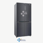 Réfrigérateur side by side HAIER HRF525MB 4 portes gris