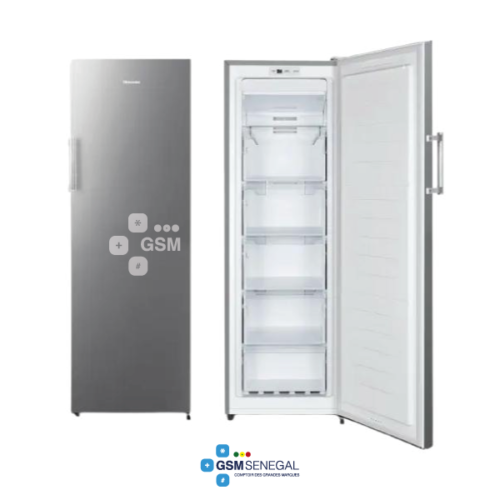 Réfrigérateur vertical HISENSE RS24DC 189 litres 6 tiroirs Plaque aluminium