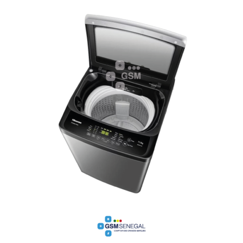 Machine à laver HISENSE WTJA1112T 11 kg top load gris – Image 3
