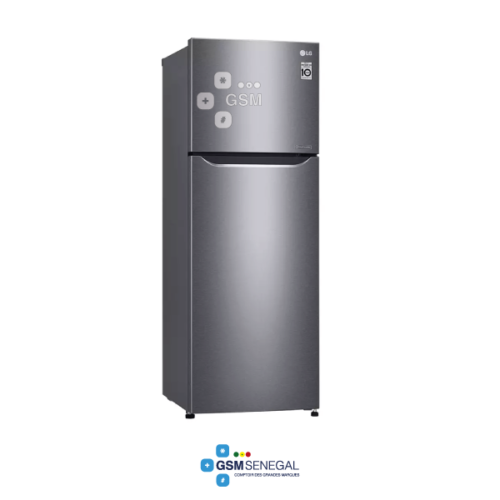 Réfrigérateur top freezer LG GL-C322SLBB  260 Litres Machine à glaçon intégrée