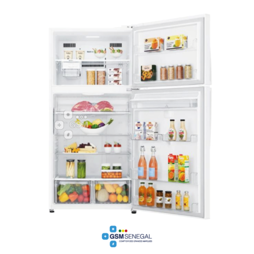 Réfrigérateur top freezer LG GR-F882HBHU 594 Litres distributeur d’eau et à glaçon intégré – Image 2