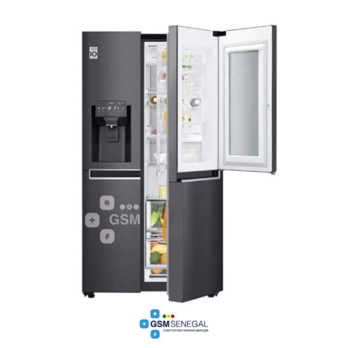 Réfrigérateur side by side LG GCX257CQVV Avec distributeur d'eau 674 Litres – Image 2