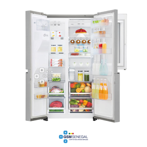 Réfrigérateur side by side LG GC-X247CSBV 668 Litres distributeur d’eau et de glaçon intégré – Image 2