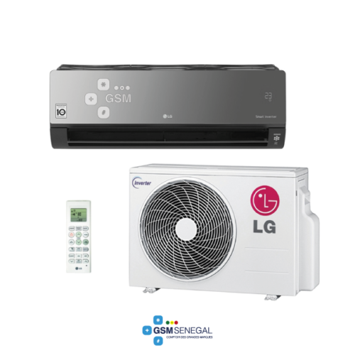 Climatiseur split  dual inverter + Art design LG S4-Q12JARTB 1.5 cv