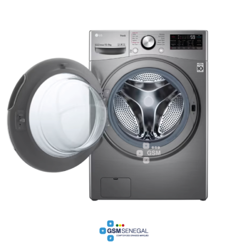  Machine à laver LG F0L9DGP2S à ouverture frontale 15 kg en lavage et 8KG en séchage
