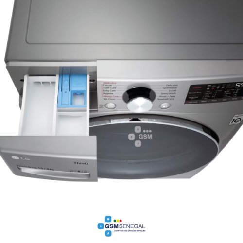  Machine à laver LG F0L9DGP2S à ouverture frontale 15 kg en lavage et 8KG en séchage – Image 2