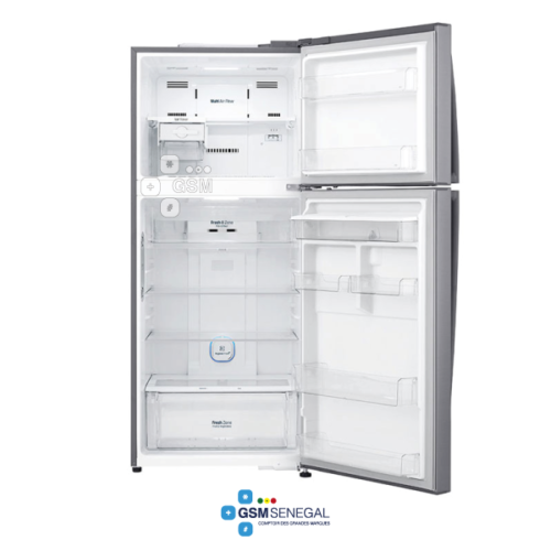 Réfrigérateur top freezer LG GC-F682HQHL 471 Litres distributeur d’eau et à glaçon intégré7 – Image 2