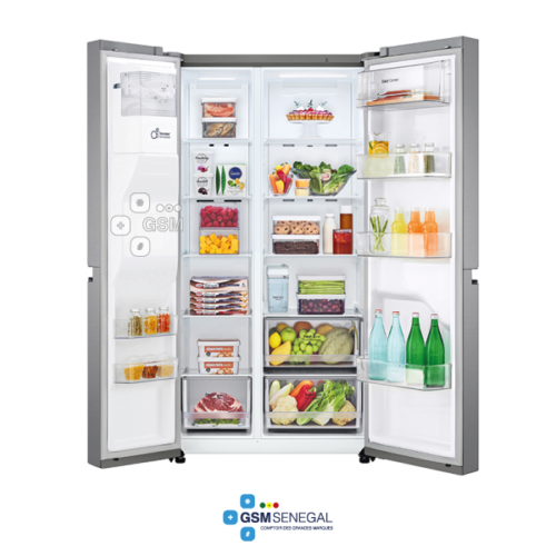 Réfrigérateur side by side LG GC-L257SLRL distributeur d’eau et glaçon intégré 694 Litres – Image 4