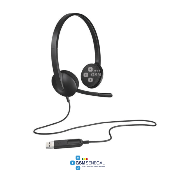 Casque USB Logitech H340 Son Stéréo Numérique & Micro Antiparasite
