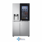 Réfrigérateur side by side LG GCX257CSES knock  617 litres avec fontaine silver