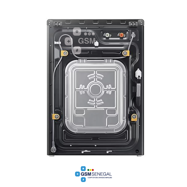 Machine à laver Inverter SAMSUNG WD21T6300GV chargement frontal 21Kg / 12Kg séchage noir – Image 5