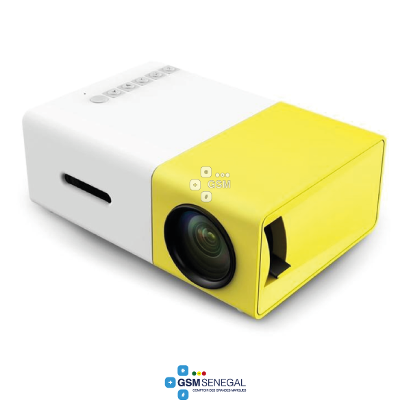 Mini Video projecteur portable de poche LED YG-300 3.5mm Audio HDMI USB Mini